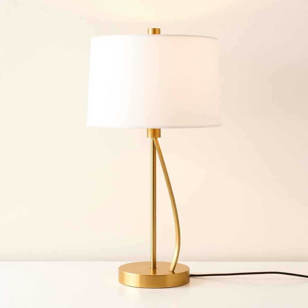 Brass Bedside Lamp