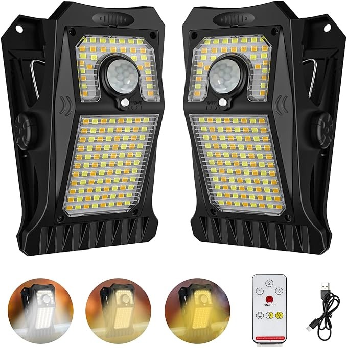Solar Light Outdoor Clip - 2 Pack